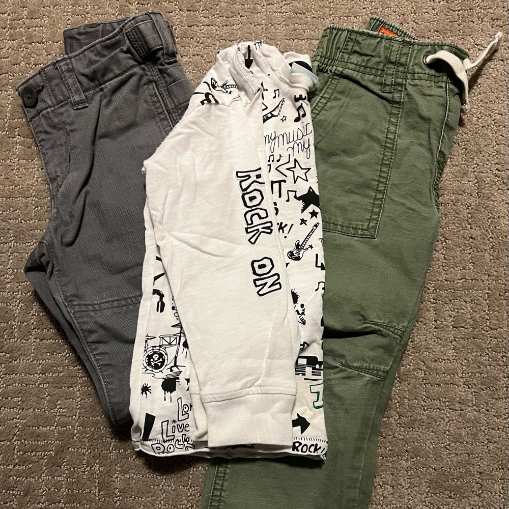 Kids Long Sleeved Tee and Pants Set